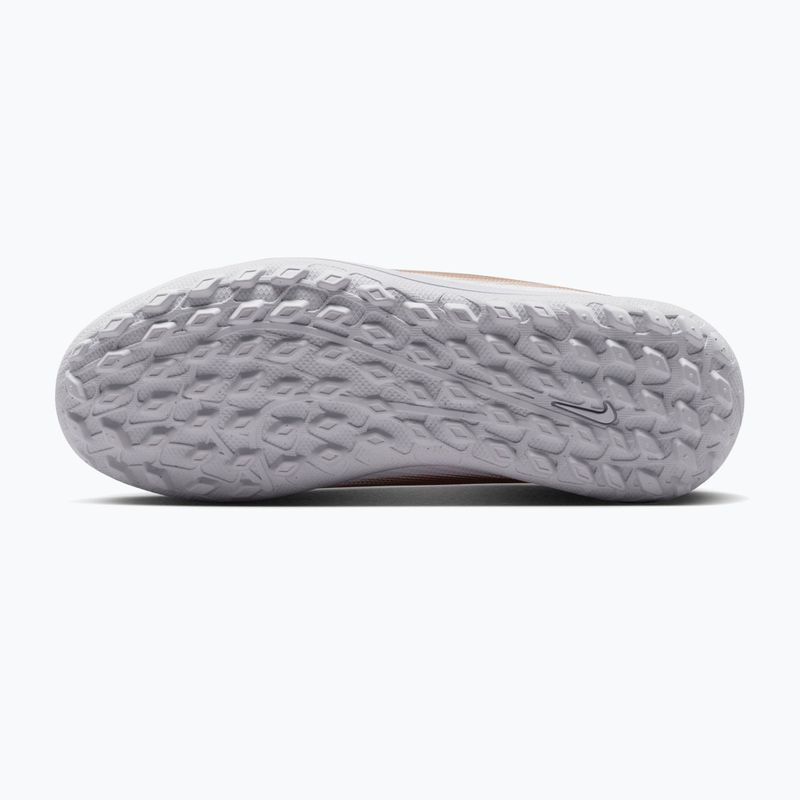 Детски футболни обувки Nike Jr. Mercurial Superfly 11 Club "Kylian Mbappé" metallic gold/green glow 3