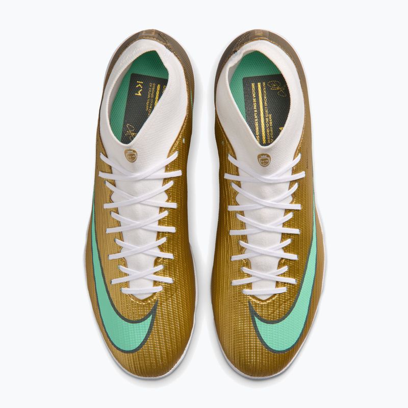 Мъжки футболни обувки Nike Mercurial Superfly 11 Academy "Kylian Mbappé" metallic gold/green glow 4