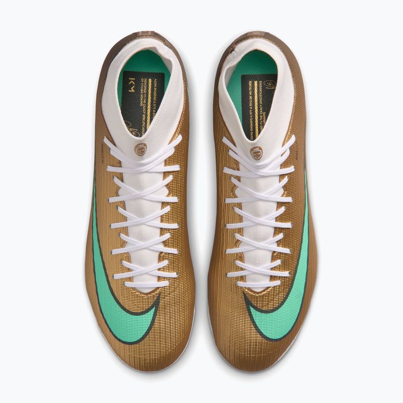 Мъжки футболни обувки Nike Mercurial Superfly 11 Academy "Kylian Mbappé" metallic gold/green glow 4