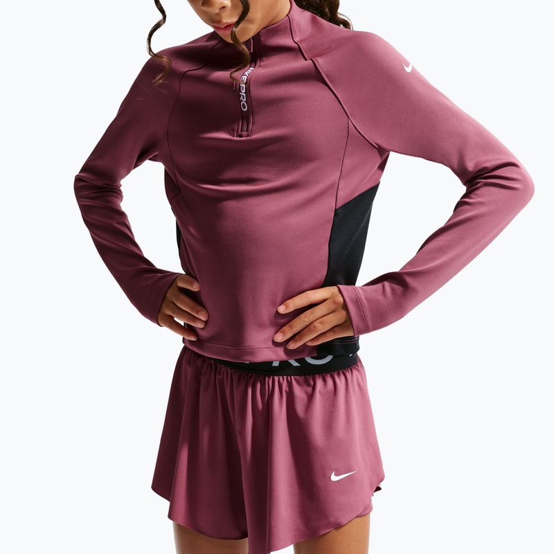 Детски къси панталони/шорти Nike Pro pink smoke/black/white 4