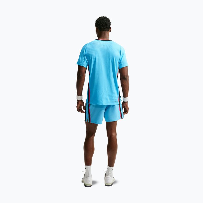Поло тениска Nike Court Slam Aero-Fit Baltic Blue/Black 3
