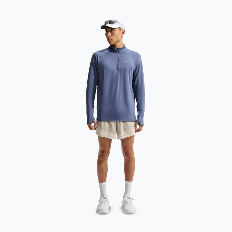 Мъжки суитшърт за бягане Nike Stride 1/4 Zip Dri-Fit diffused blue 2