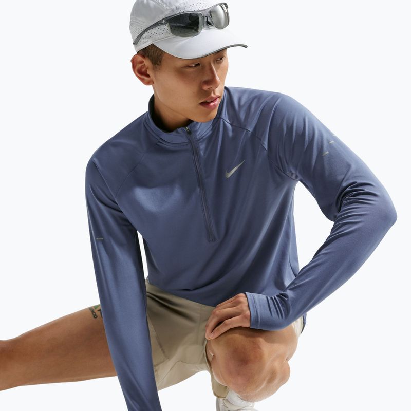 Мъжки суитшърт за бягане Nike Stride 1/4 Zip Dri-Fit diffused blue 5