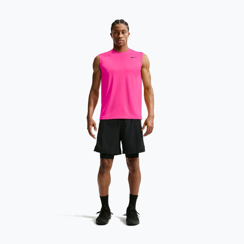 Мъжка тренировъчна тениска Nike Dri-FIT Sleeveless Training Top hyper pink/black 7