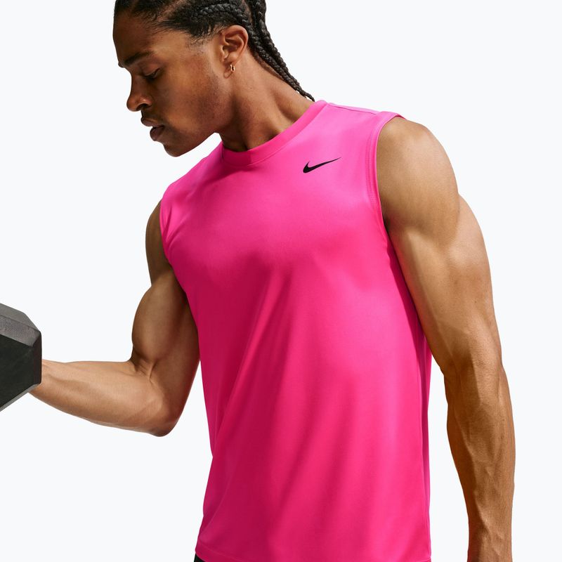 Мъжка тренировъчна тениска Nike Dri-FIT Sleeveless Training Top hyper pink/black 5