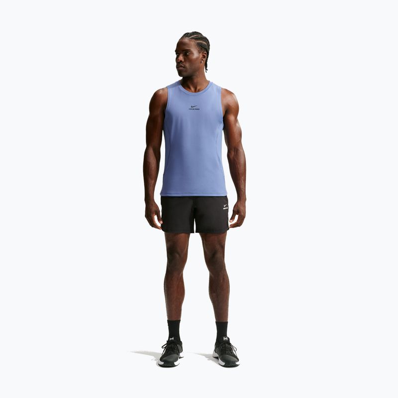 Мъжка тренировъчна тениска Nike Pro indigo storm/black 8