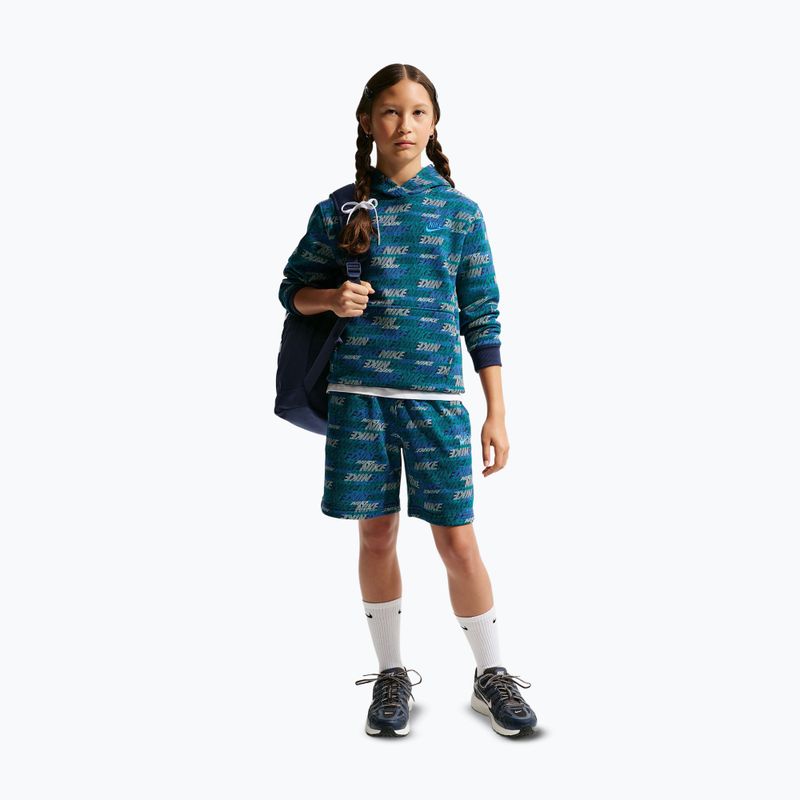 Детски суитшърт Nike Sportswear Club Fleece bright spruce/midnight navy/game royal 2