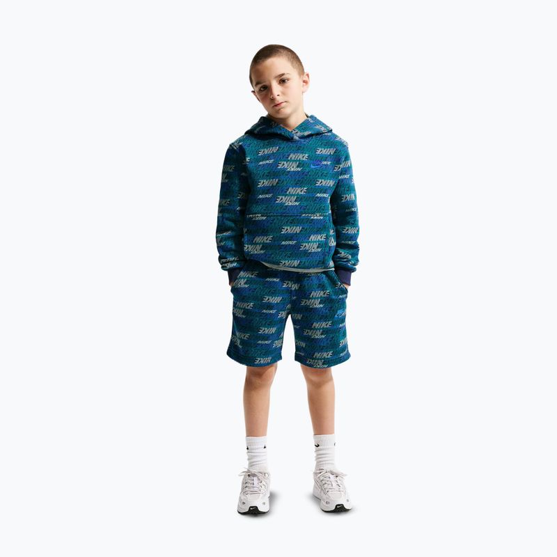 Детски суитшърт Nike Sportswear Club Fleece bright spruce/midnight navy/game royal 3