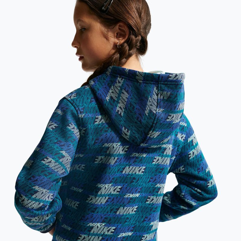 Детски суитшърт Nike Sportswear Club Fleece bright spruce/midnight navy/game royal 7
