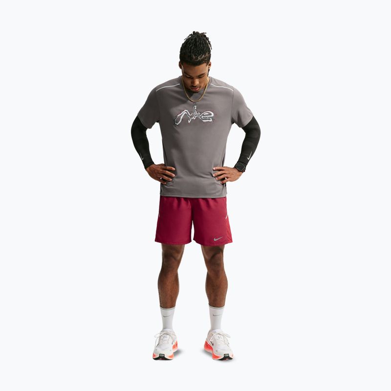 Мъжки шорти за бягане Nike Miler tough red/sport red 2