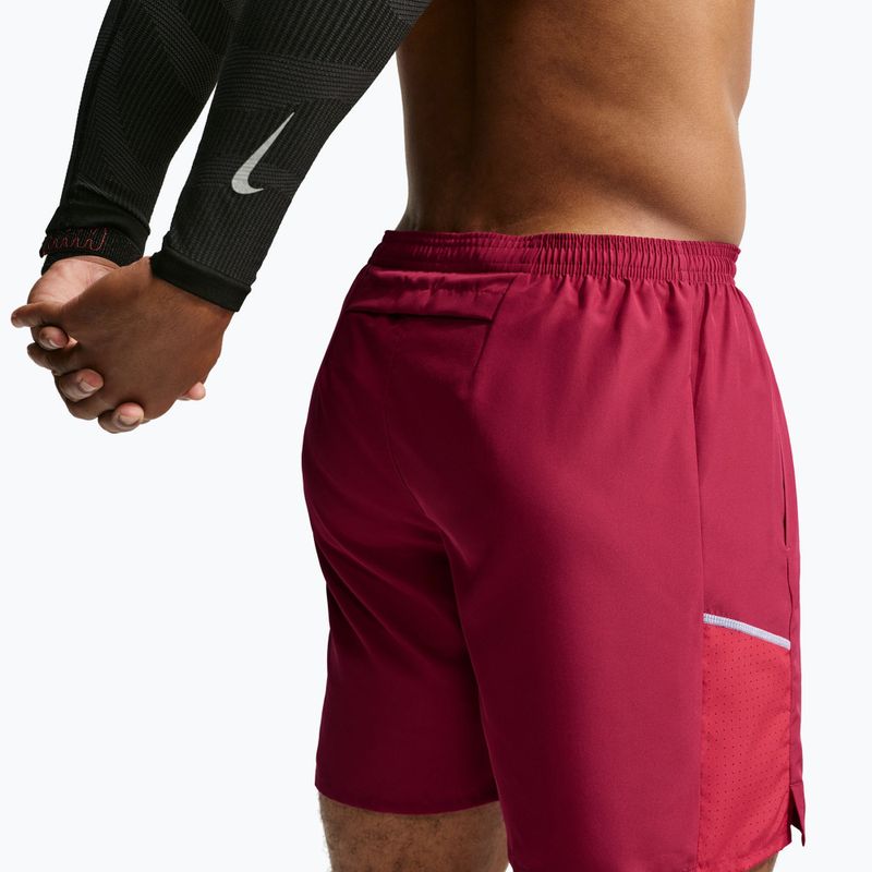 Мъжки шорти за бягане Nike Miler tough red/sport red 6