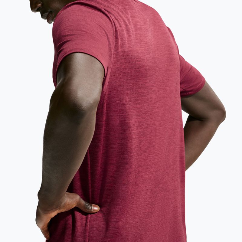Мъжка тениска за бягане Nike Miler Dri-Fit UV tough red/mystic dates 6