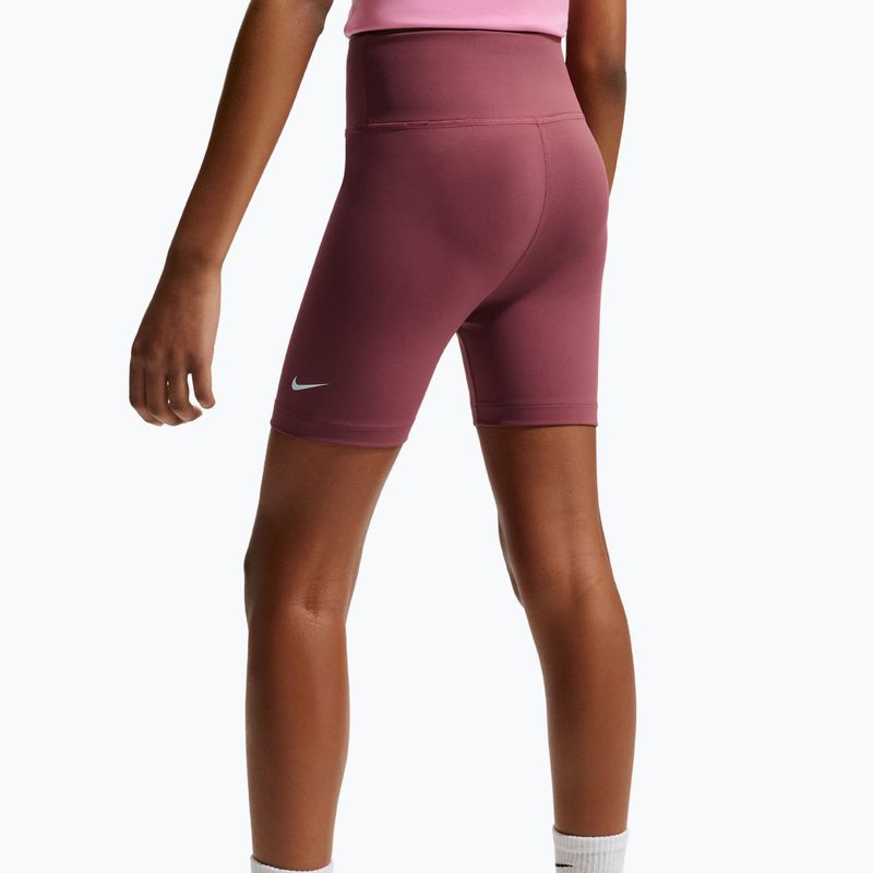 Детски къси панталони/шорти Nike One pink smoke/white 5