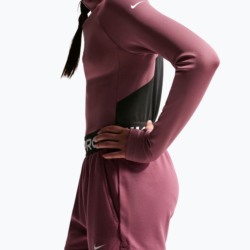 Детски къси панталони/шорти Nike Pro Fleece pink smoke/pink smoke/black/white 5