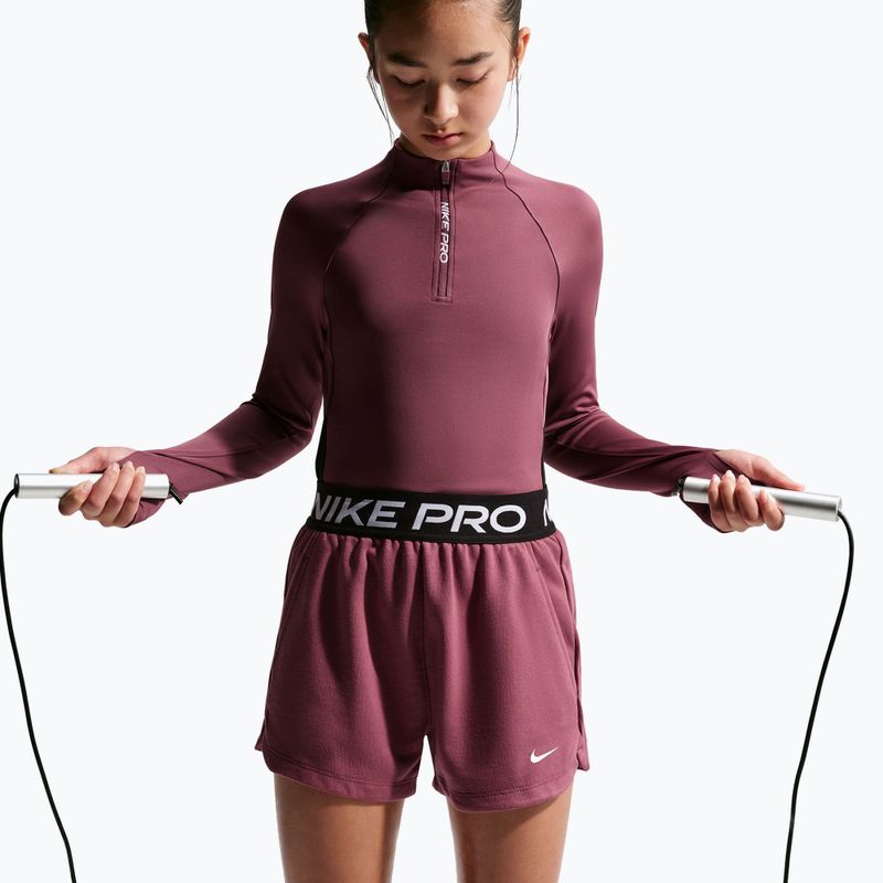 Детски къси панталони/шорти Nike Pro Fleece pink smoke/pink smoke/black/white 6