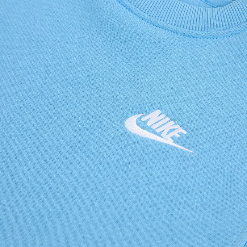 Детски суитшърт Nike Sportswear Club Fleece football blue/white 3