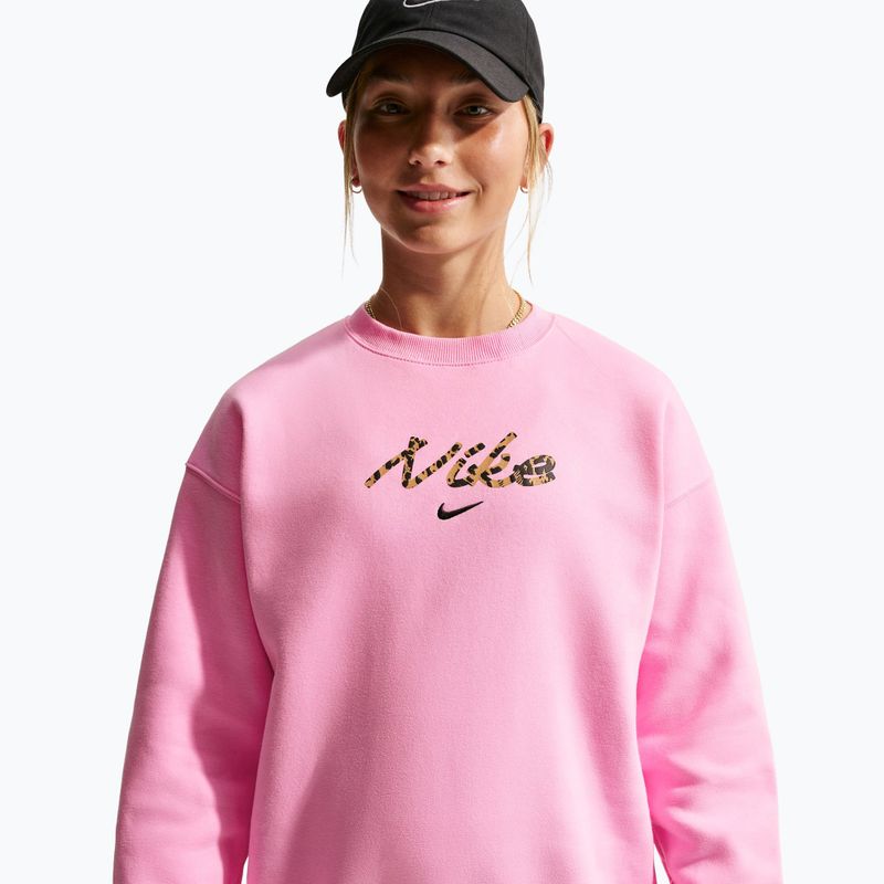Детски суитшърт Nike Sportswear Studio pink rise 4