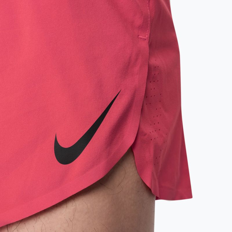 Мъжки шорти за бягане Nike AeroSwift fusion red/black 4