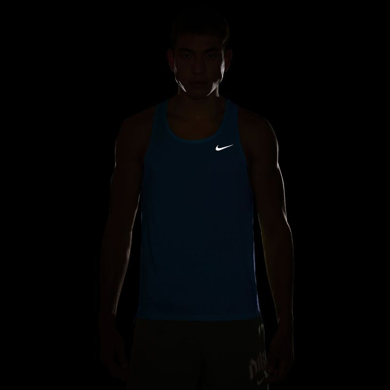 Мъжка тениска за бягане Nike Fast Dri-Fit light current blue 4