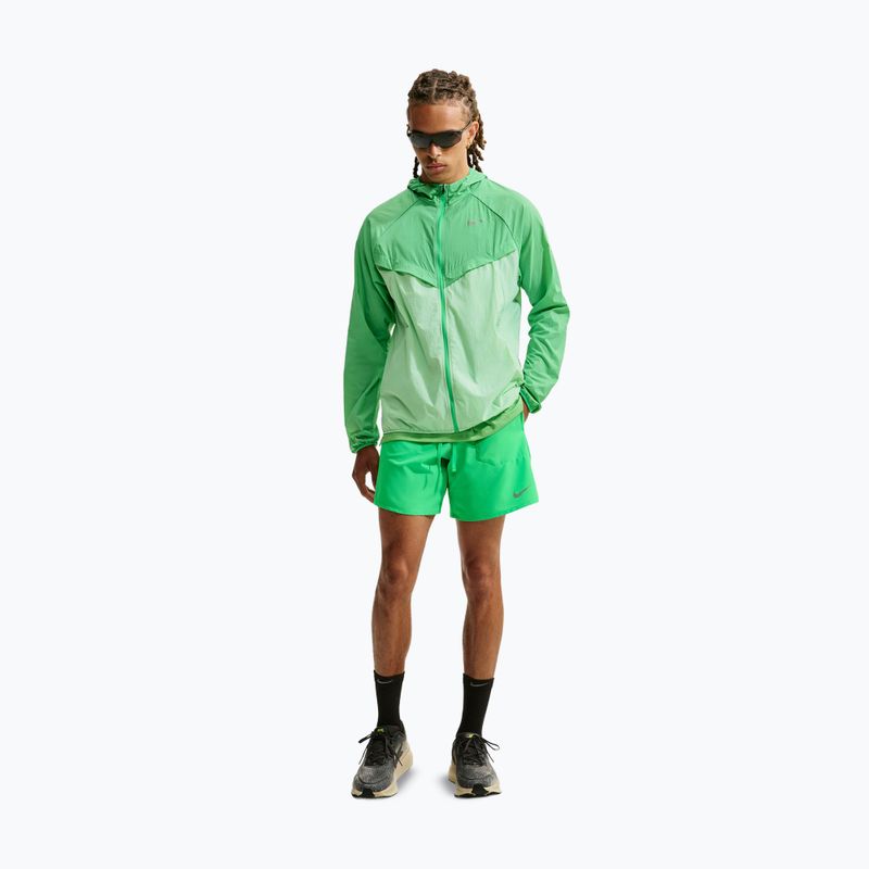 Мъжки шорти за бягане Nike Stride Dri-Fit 2in1 7" green spark 2