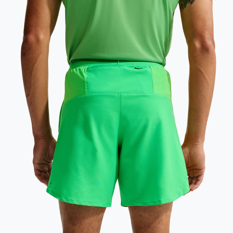 Мъжки шорти за бягане Nike Stride Dri-Fit 2in1 7" green spark 6
