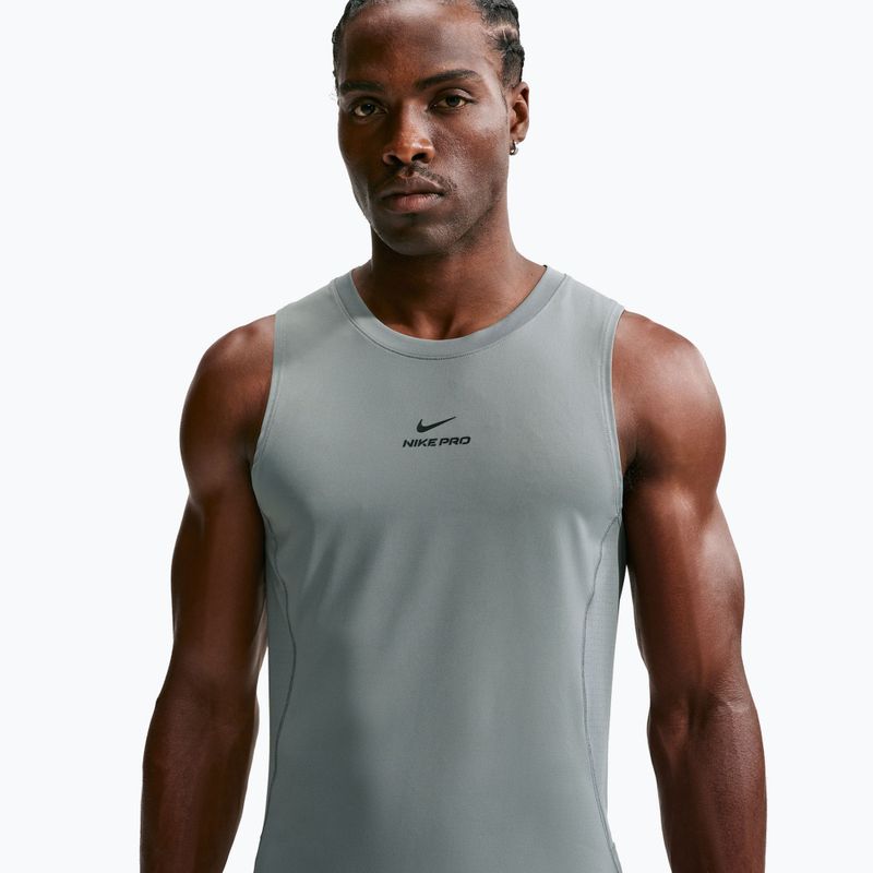 Мъжка тренировъчна тениска Nike Pro smoke grey/black 3