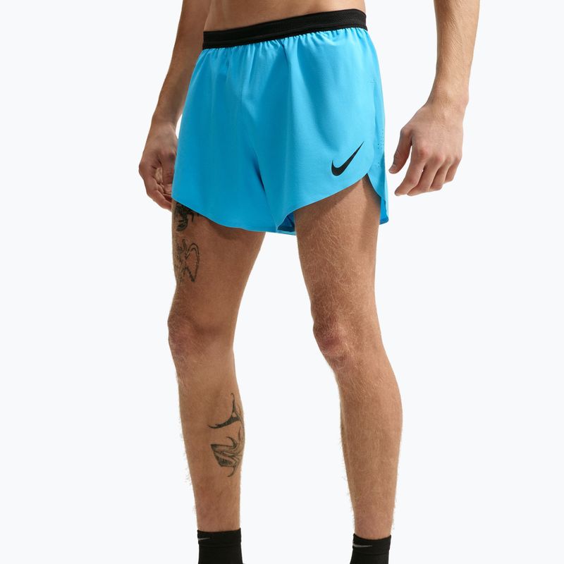 Мъжки шорти за бягане Nike AeroSwift light current blue/black 5
