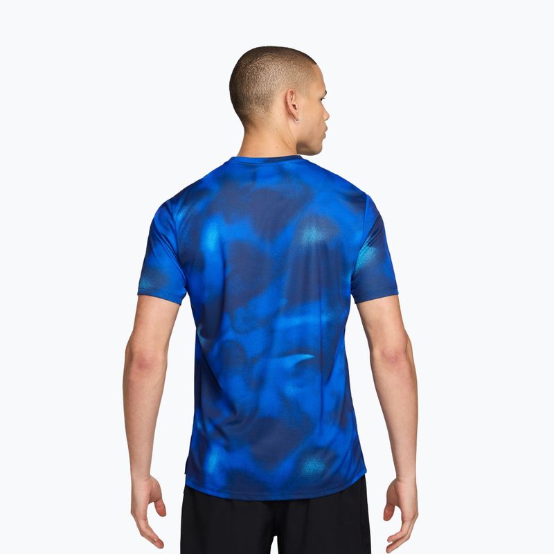 Мъжка тениска за бягане Nike Miler midnight navy 2