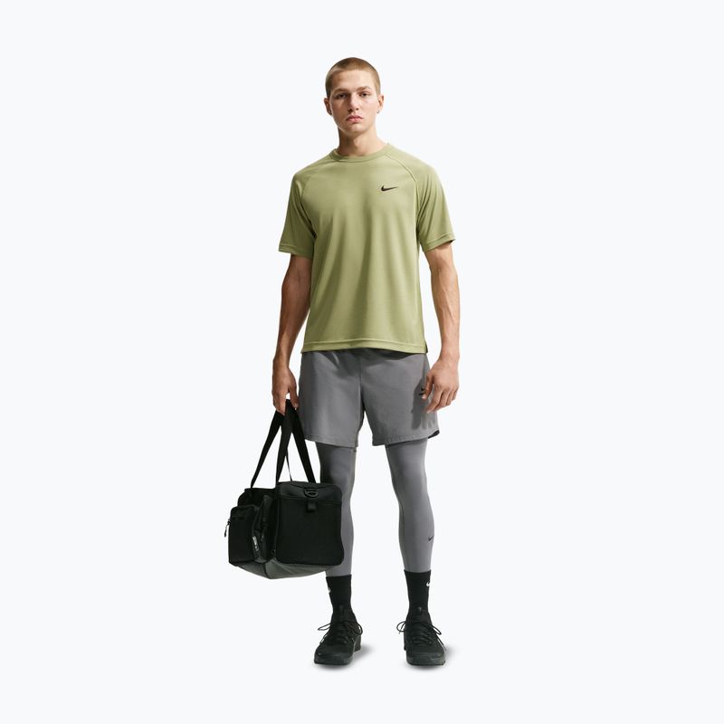 Мъжка тренировъчна тениска Nike Flex dusty olive/black 2
