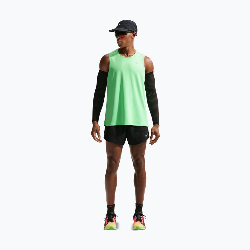 Мъжка тениска за бягане Nike Miler illusion green 2