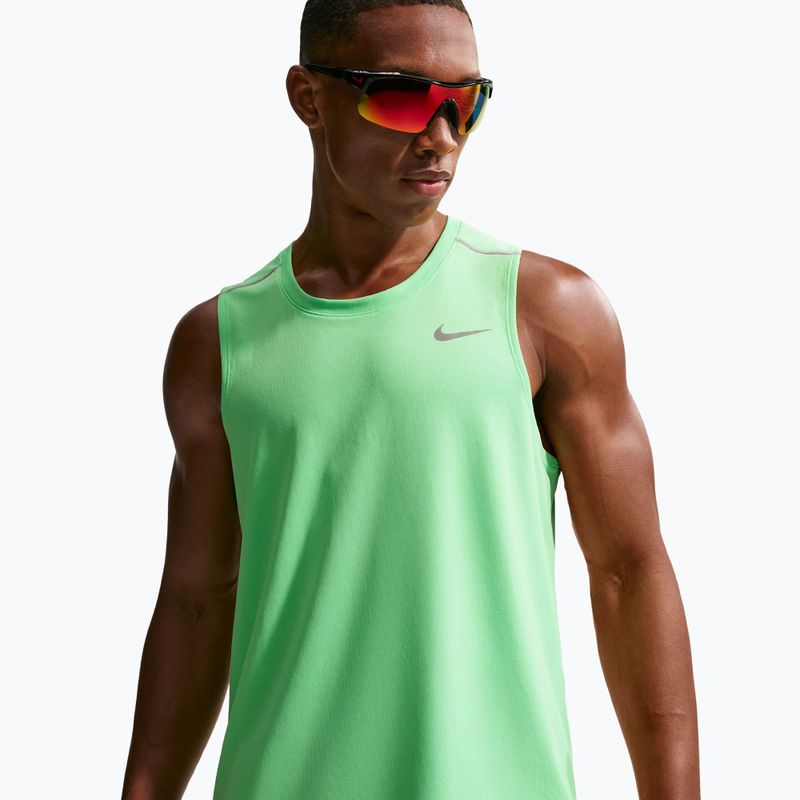 Мъжка тениска за бягане Nike Miler illusion green 4