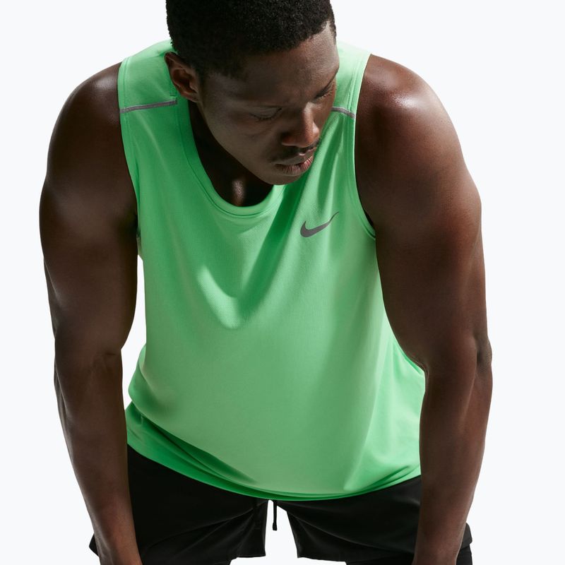 Мъжка тениска за бягане Nike Miler illusion green 7