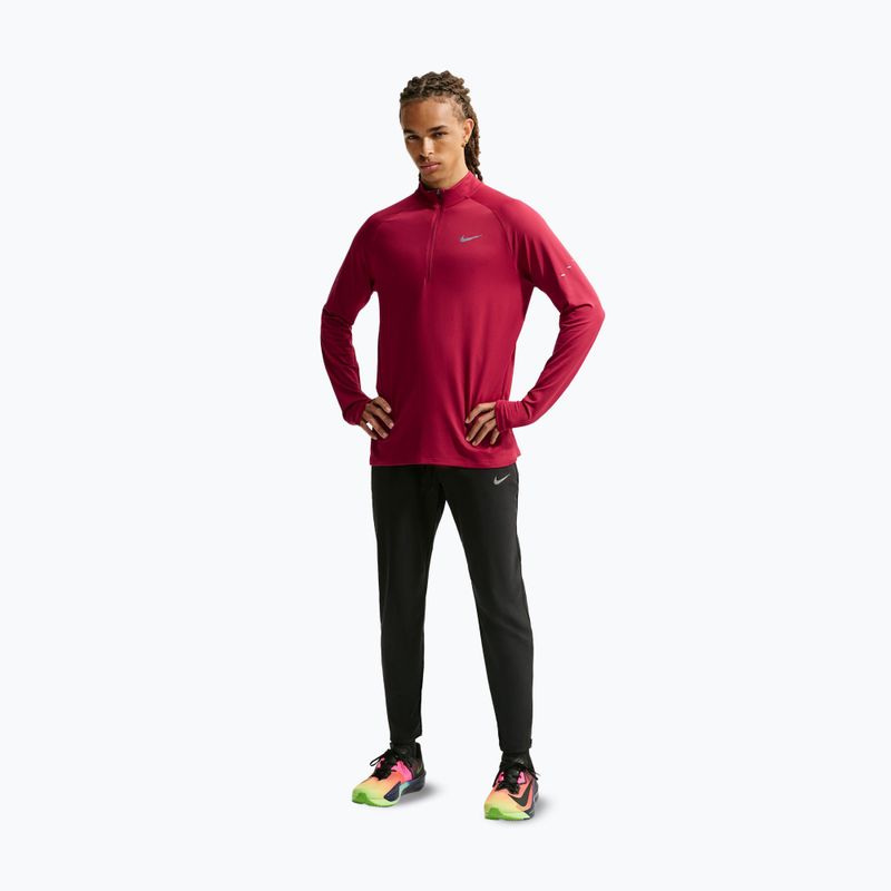 Мъжки суитшърт за бягане Nike Stride 1/4 Zip Dri-Fit tough red 2