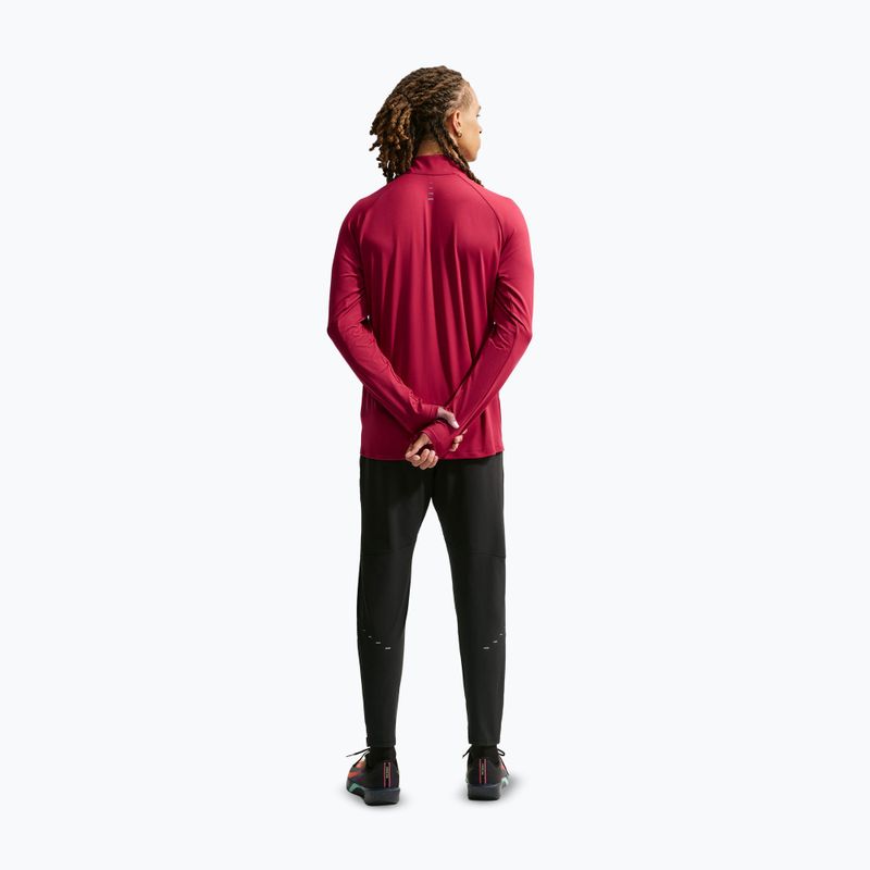 Мъжки суитшърт за бягане Nike Stride 1/4 Zip Dri-Fit tough red 3