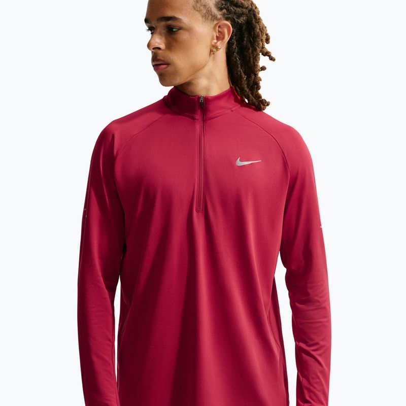 Мъжки суитшърт за бягане Nike Stride 1/4 Zip Dri-Fit tough red 4