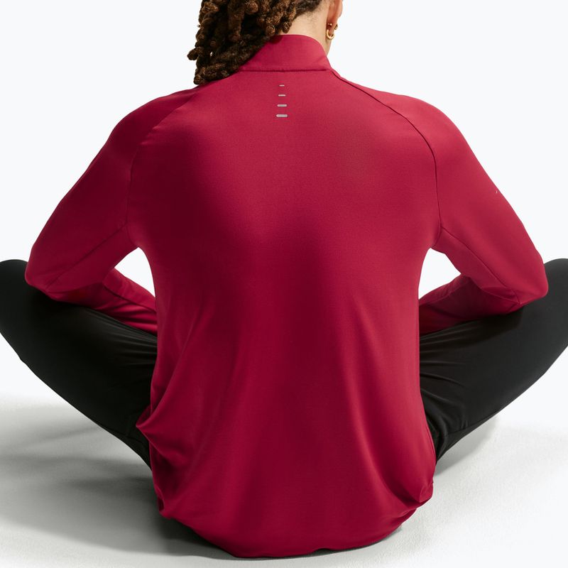 Мъжки суитшърт за бягане Nike Stride 1/4 Zip Dri-Fit tough red 5