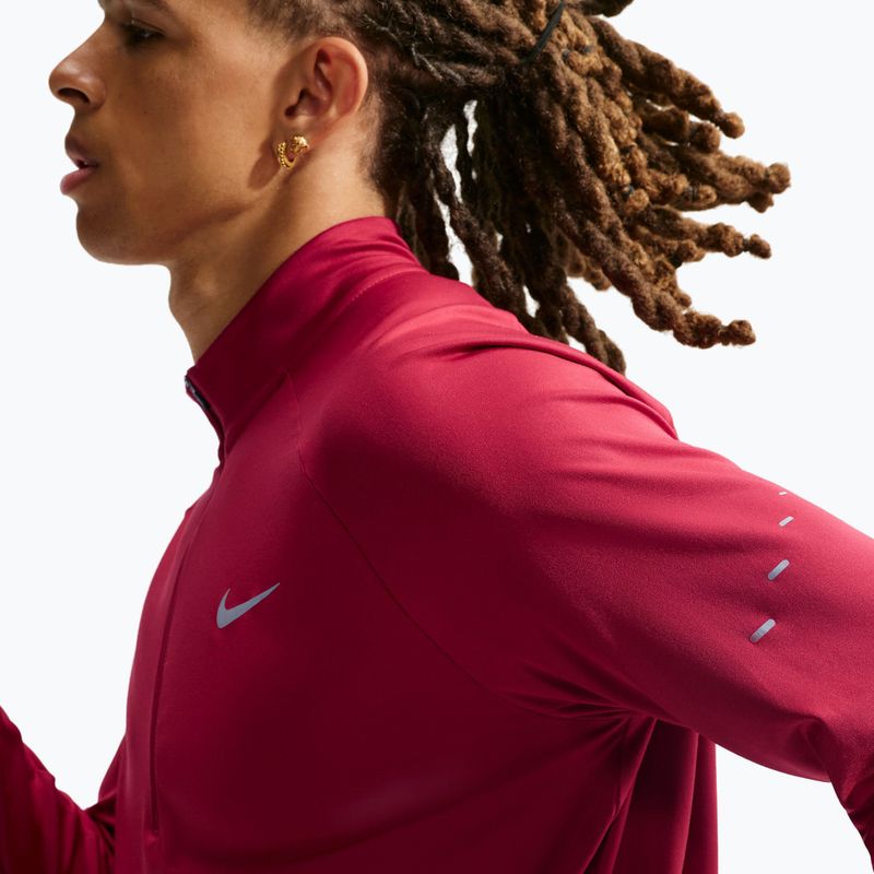Мъжки суитшърт за бягане Nike Stride 1/4 Zip Dri-Fit tough red 6