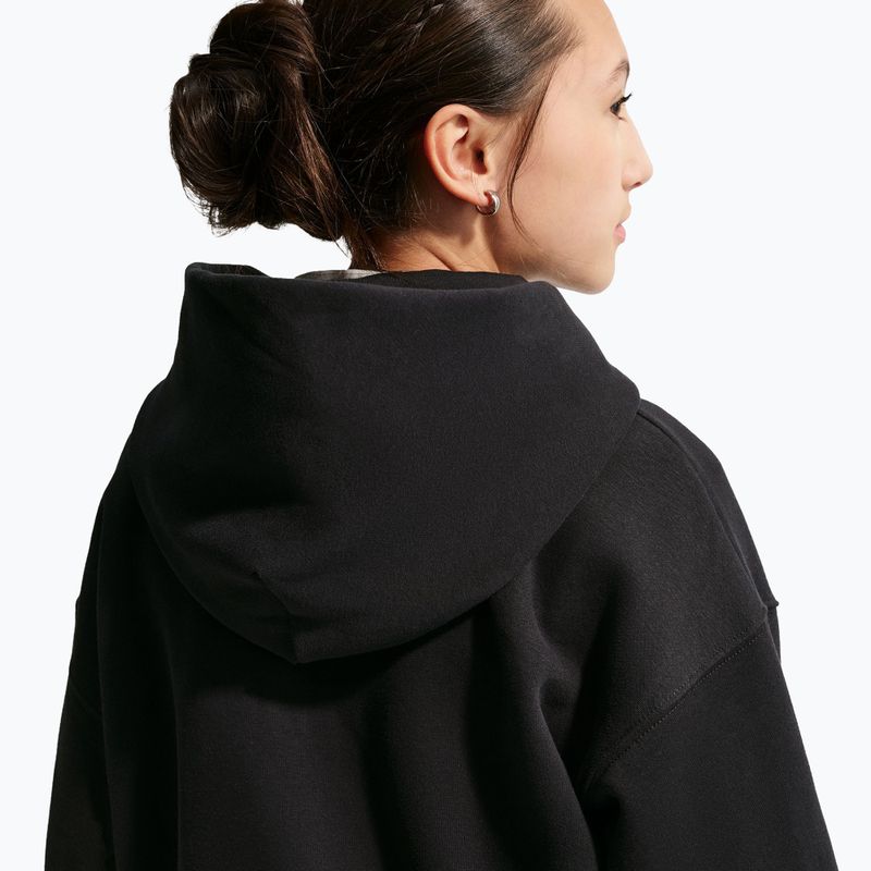 Детски суитшърт Nike Sportswear Studio Fleece black/white 5