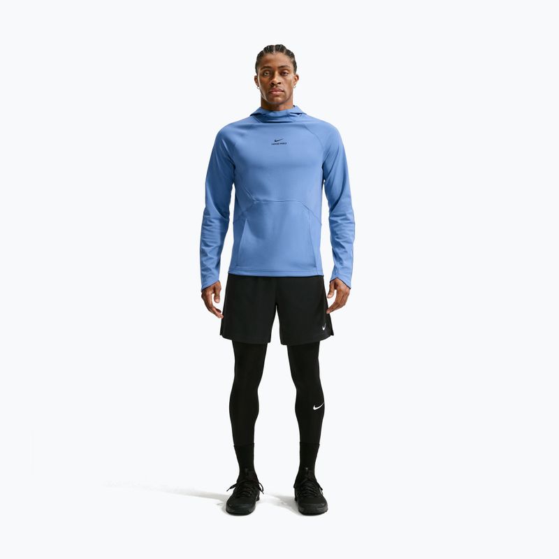 Мъжки суитшърт за тренировка Nike Pro Indigo Storm/Black 2