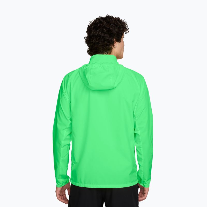 Мъжко яке за бягане Nike Miler illusion green 2