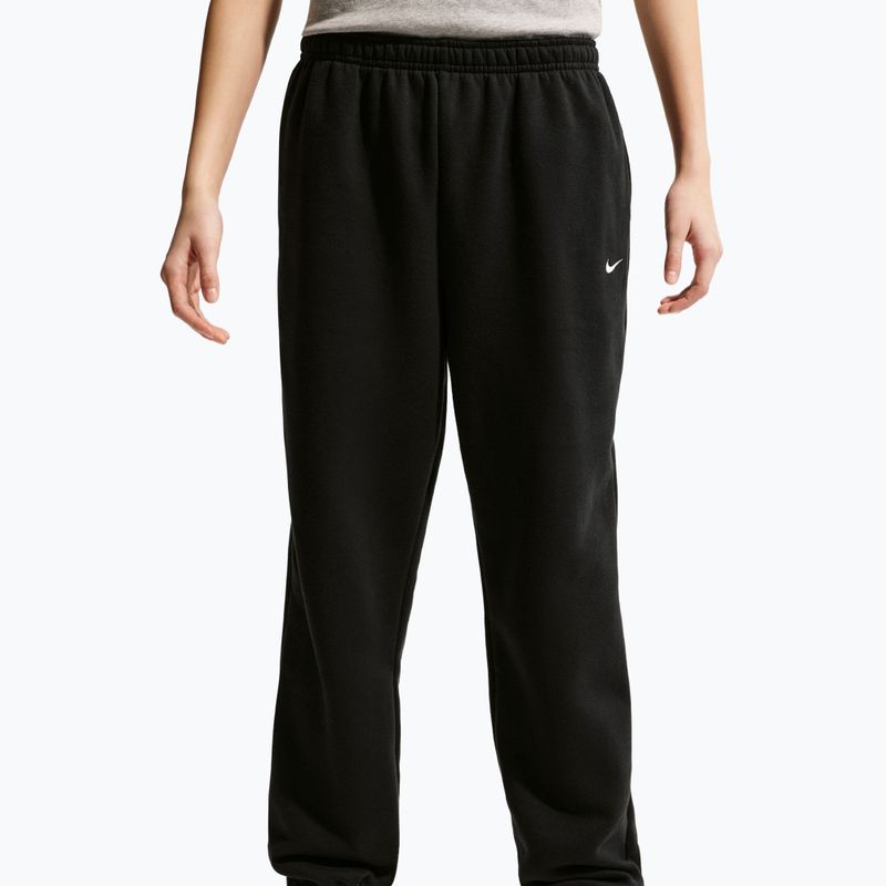 Детски панталони Nike Sportswear Studio Fleece black/white 4