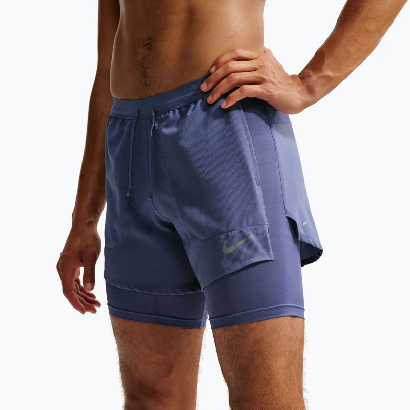 Мъжки шорти за бягане Nike Stride diffused blue 5