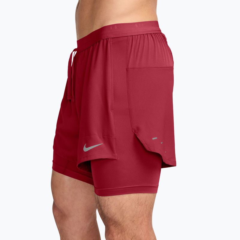 Мъжки шорти за бягане Nike Stride tough red 3