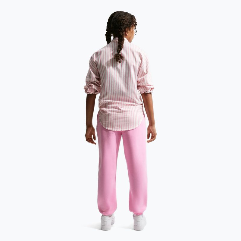 Детски панталони Nike Sportswear Studio Fleece pink rise/white 3