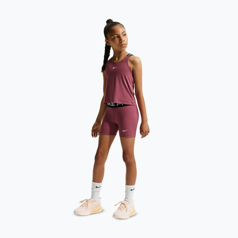 Детски къси панталони/шорти Nike Pro pink smoke/white 2