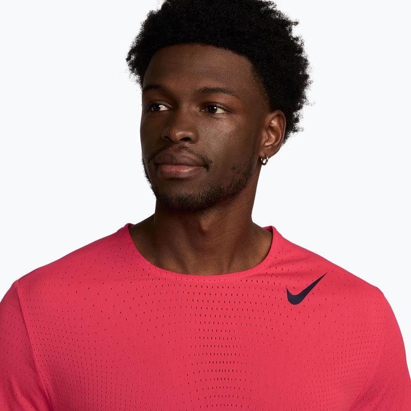 Мъжка тениска за бягане Nike AeroSwift fusion red/black 3