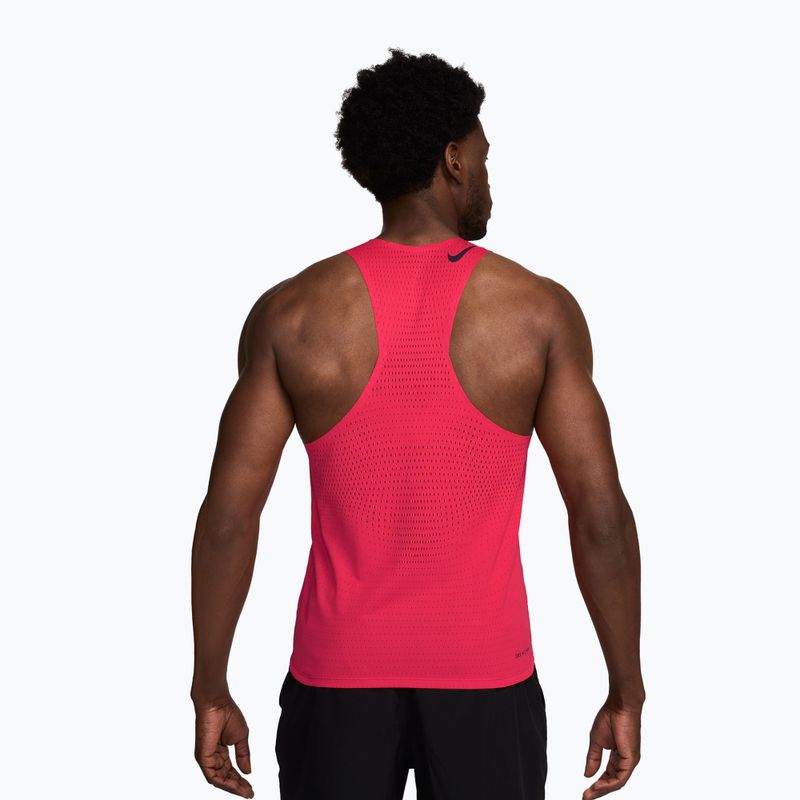 Мъжка тениска за бягане Nike AeroSwift fusion red/black 2