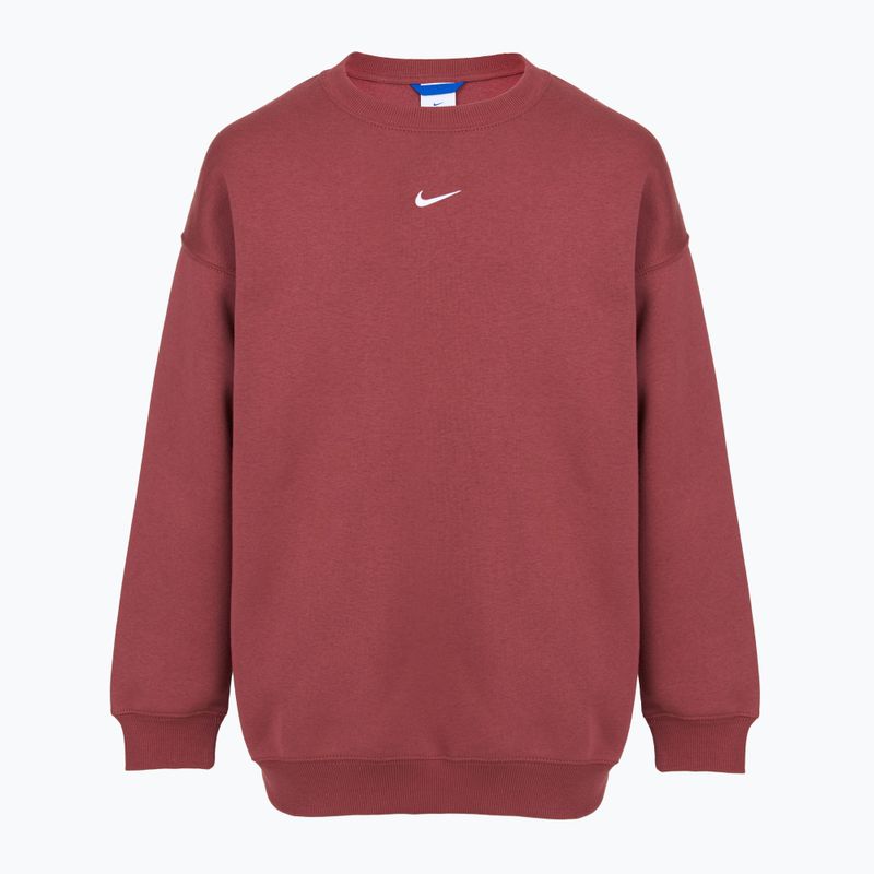 Детски суитшърт Nike Sportswear Studio pink smoke/white 7