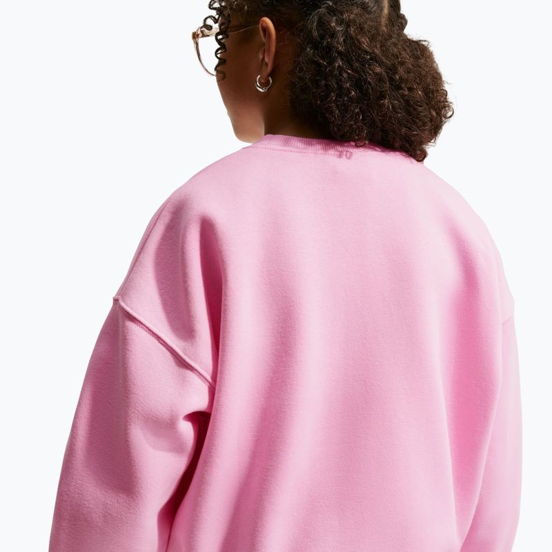 Детски суитшърт Nike Sportswear Studio pink rise/white 5