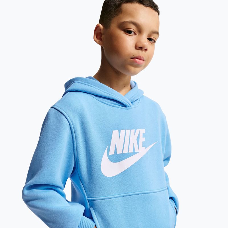 Детски суитшърт Nike Sportswear Club Fleece football blue/white 2